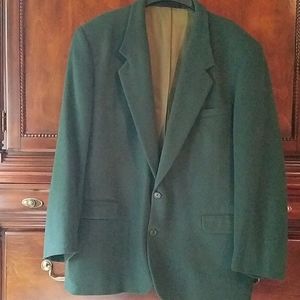 Green cashmere sportscoat